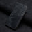 For Nokia C12 4G / C12 Plus / C12 Pro PU Leather Mobile Phone Case Textured Anti-Drop Stand Wallet RFID Blocking Phone Cover - Black - 6