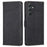 For Samsung Galaxy A54 5G Anti-Scratch Cowhide Texture Wallet Phone Case Leather RFID Blocking Stand Phone Cover - Black - 1