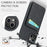 FIERRE SHANN Card Holder Phone Case for iPhone 13 RFID Blocking PU Leather+TPU Kickstand Cover - Black - 4