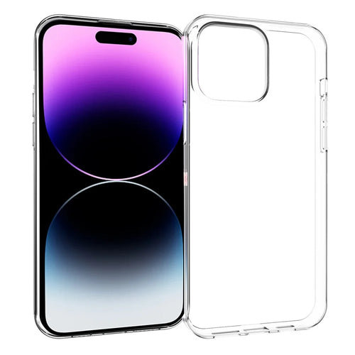 For iPhone 15 Pro Max Watermark-Free TPU Cell Phone Case Glossy Drop Resistant Mobile Phone Cover Shell - 1