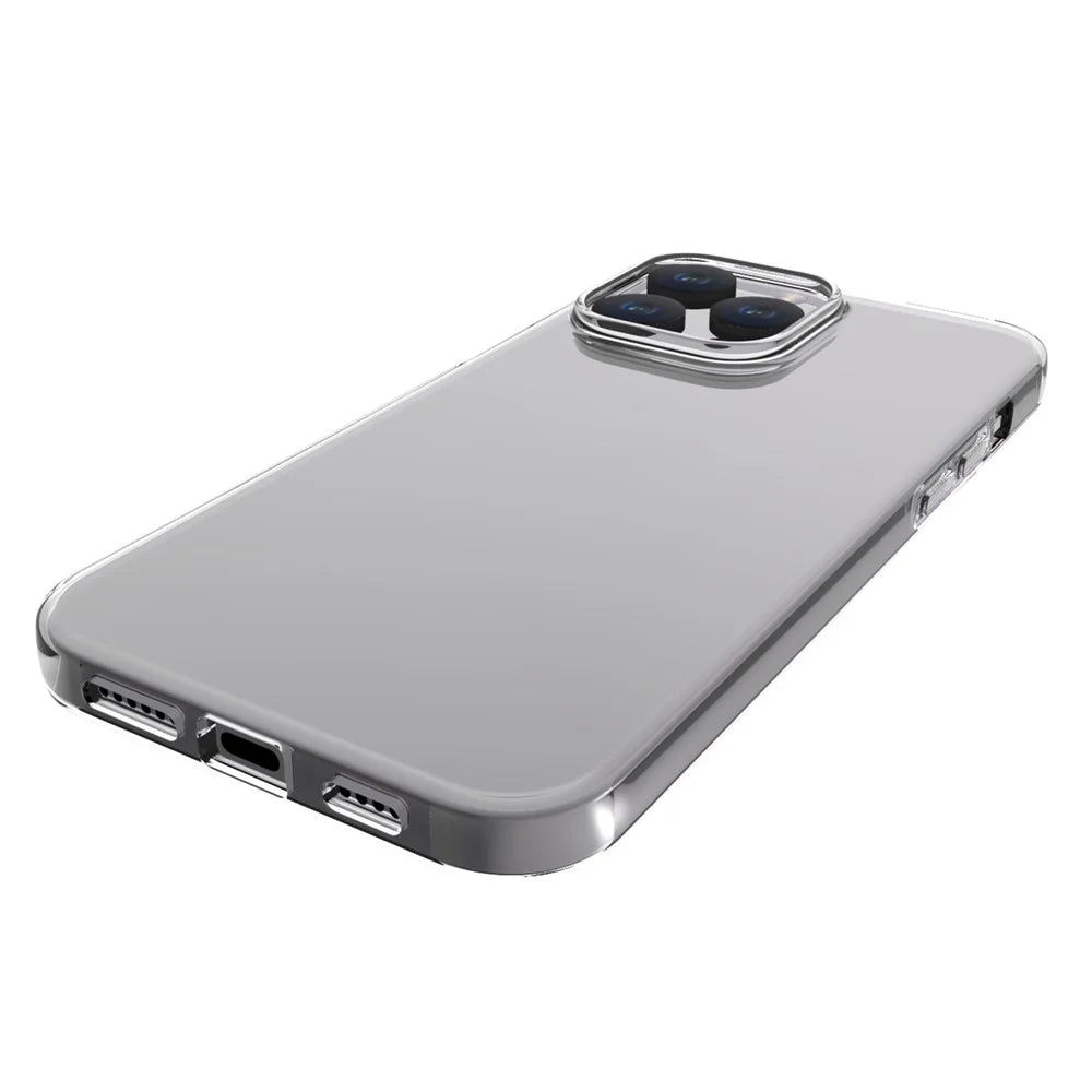 For iPhone 15 Pro Max Watermark-Free TPU Cell Phone Case Glossy Drop Resistant Mobile Phone Cover Shell - 2