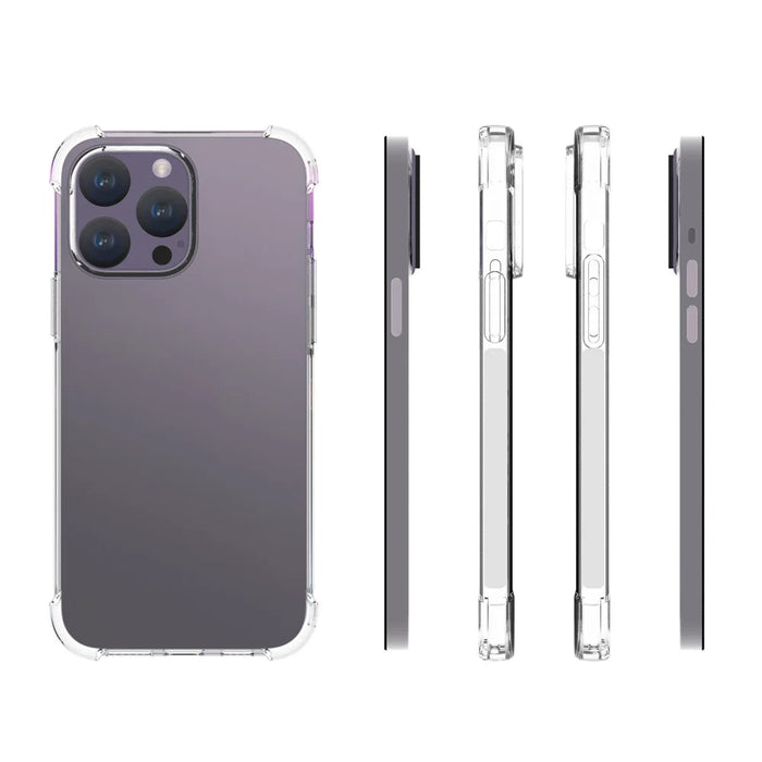 Phone Case for iPhone 15 Pro Max Anti-Drop Clear Phone Shell Four Corner Airbag Flexible TPU Cover - 5