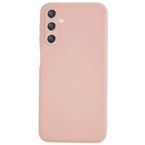 Back Shell for Samsung Galaxy A24 4G (162.1 x 77.6 x 8.3mm) Precise Cutout TPU Phone Case Straight Edge Phone Cover - Pink - 1