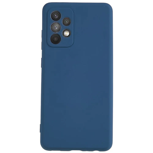 TPU Case for Samsung Galaxy A23 5G (Global Version) / A23 4G Fiber Lining Rubberized Phone Cover - Sapphire - 1