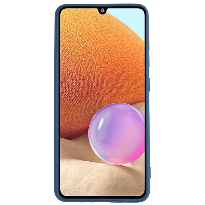 TPU Case for Samsung Galaxy A23 5G (Global Version) / A23 4G Fiber Lining Rubberized Phone Cover - Sapphire - 2