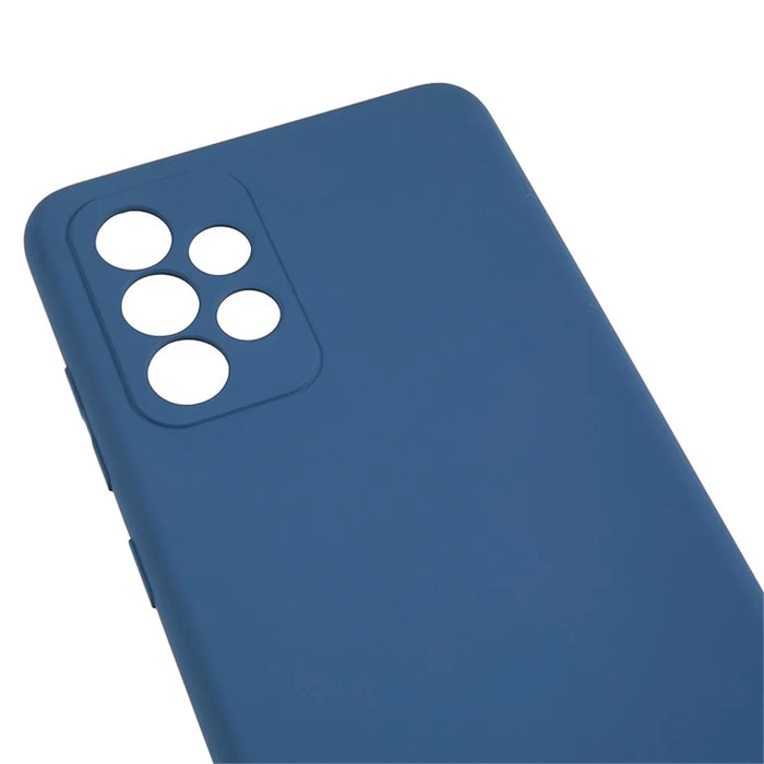 TPU Case for Samsung Galaxy A23 5G (Global Version) / A23 4G Fiber Lining Rubberized Phone Cover - Sapphire - 6