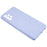 For Samsung Galaxy A52 4G / 5G / A52s 5G Rubberized Phone Case Fiber Lining TPU Back Cover - Light Purple - 4