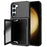 For Samsung Galaxy S23 Cardcase Series Card Holder Thick Phone Case Kickstand Mirror Function PC + TPU Cover - Black - 1