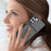 For Samsung Galaxy S23 Cardcase Series Card Holder Thick Phone Case Kickstand Mirror Function PC + TPU Cover - Black - 4