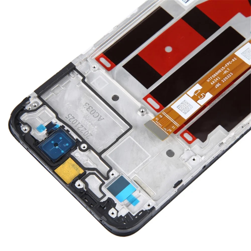 For Oppo A57 4G / A57s 4G / A77 4G OEM Grade S LCD Screen and Digitizer Assembly + Frame Part (without Logo) - 5