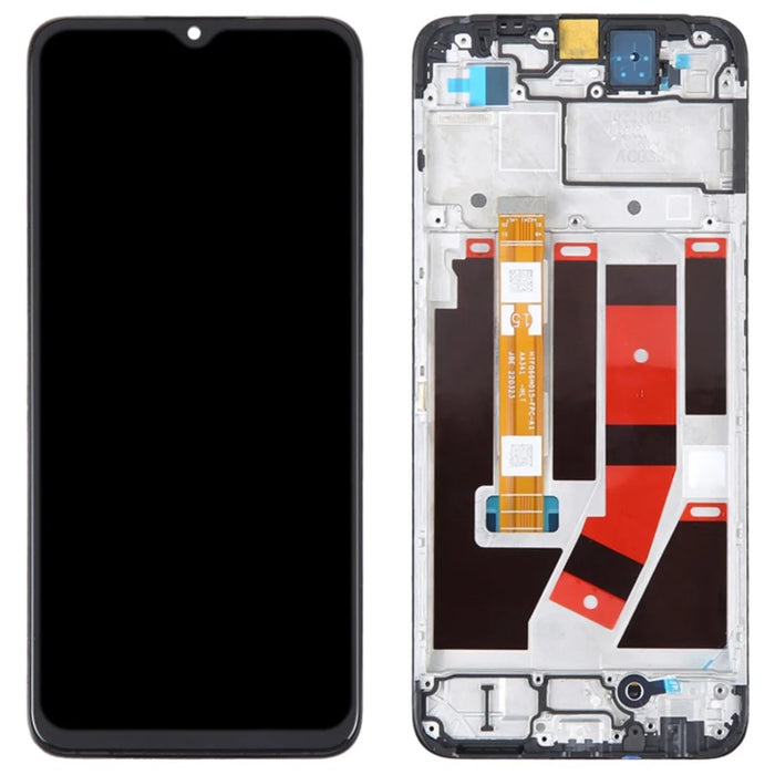 For Oppo A57 4G / A57s 4G / A77 4G Grade B LCD Screen and Digitizer Assembly + Frame Replace Part (without Logo) - 1