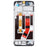For Oppo A57 4G / A57s 4G / A77 4G Grade B LCD Screen and Digitizer Assembly + Frame Replace Part (without Logo) - 3