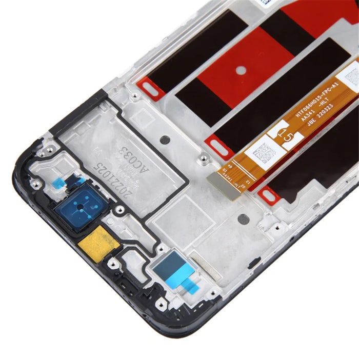 For Oppo A57 4G / A57s 4G / A77 4G Grade B LCD Screen and Digitizer Assembly + Frame Replace Part (without Logo) - 5