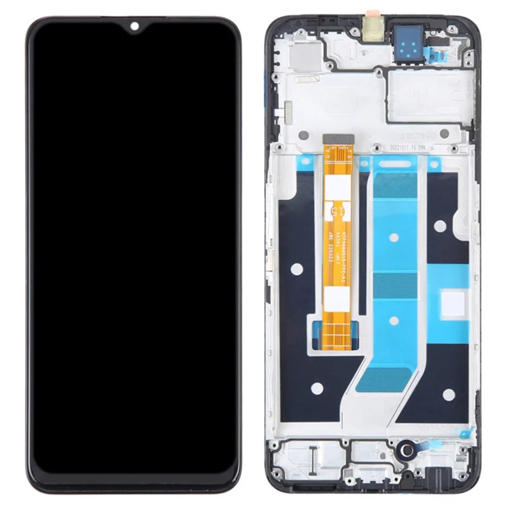 For Oppo A58 5G / A78 5G OEM Grade S LCD Screen and Digitizer Assembly + Frame Part (without Logo) - 1