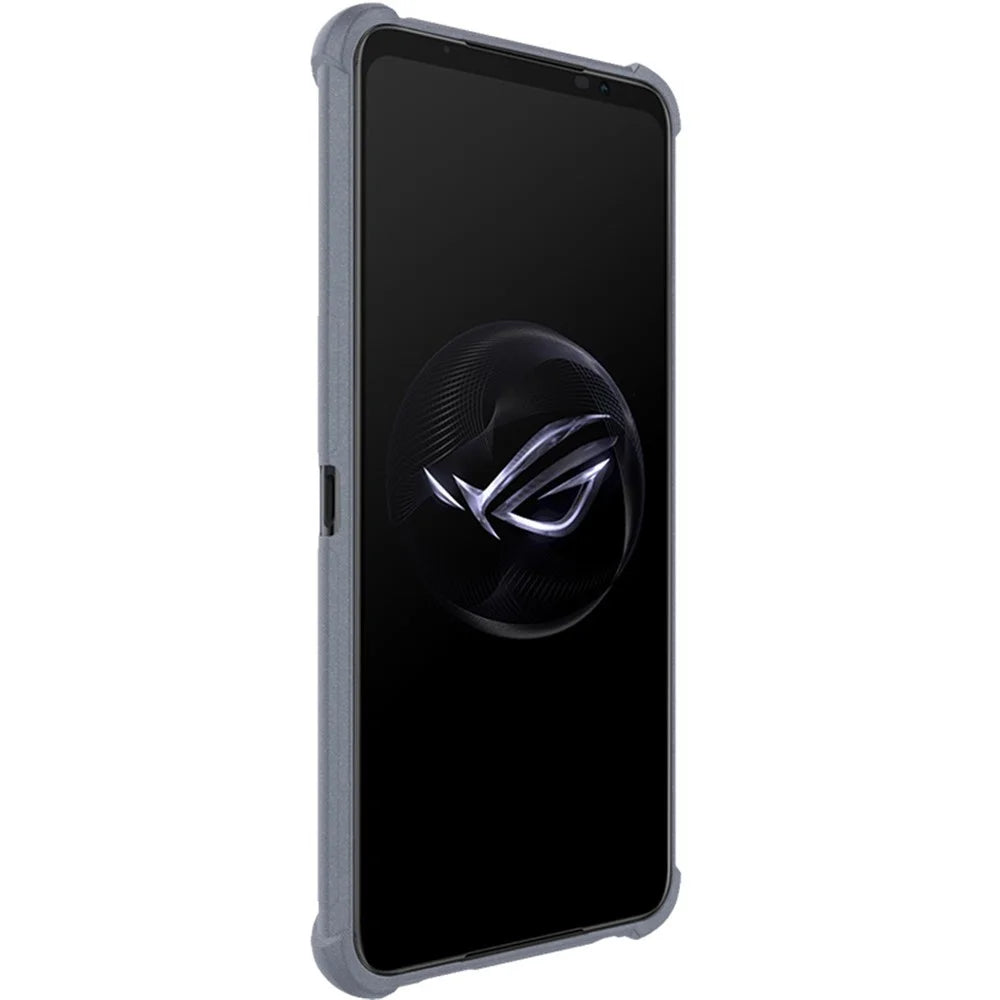 IMAK For Asus ROG Phone 7 5G Matte TPU Phone Case Four Corners Airbag Anti-Scratch Cover - Grey - 5