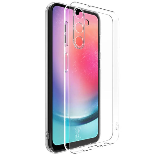 IMAK UX-5 Series TPU Phone Case for Samsung Galaxy A24 4G (162.1 x 77.6 x 8.3mm) , Anti-drop Clear Cell Phone Cover Shell - 1