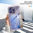 For iPhone 14 Pro Card Holder Phone Case Anti-drop Corner TPU + Acrylic Clear Phone Cover - 6