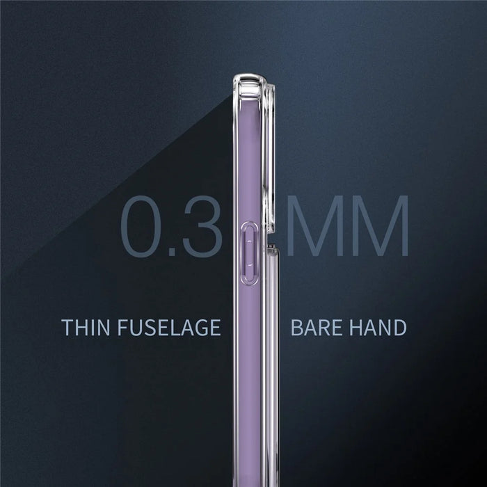 For iPhone 14 Pro Card Holder Phone Case Anti-drop Corner TPU + Acrylic Clear Phone Cover - 7