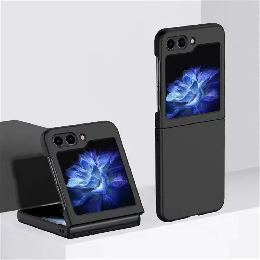 For Samsung Galaxy Z Flip5 5G Slim Hard PC Phone Case Rubberized Shockproof Cover - Black - 2