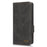 For Nokia C22 Phone Case Hardware Decor Protector Shell PU Leather Wallet Stand Cover - Black - 5