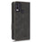 For Nokia C22 Phone Case Hardware Decor Protector Shell PU Leather Wallet Stand Cover - Black - 6