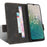 Protector Shell  for Nokia C32 Phone Case Hardware Decor PU Leather Wallet Stand Cover - Black - 2