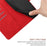 HT05 For iPhone 14 Pro Max Skin-touch Phone Flip Case Magnetic Clasp PU Leather Cover Wallet Shell - Red - 7