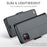 For iPhone 11 Leather Case CASEME 023 RFID Blocking 3 Card Slot Mobile Cover - Black - 5