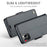 For iPhone 11 Pro Max Leather Case CASEME 023 RFID Blocking 3 Card Slot Mobile Cover - Black - 5