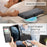 For iPhone 11 Pro Max Leather Case CASEME 023 RFID Blocking 3 Card Slot Mobile Cover - Black - 7