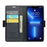 For iPhone 13 Pro Max Leather Case CASEME 023 RFID Blocking 3 Card Slot Mobile Cover - Black - 2
