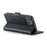 For iPhone 13 Pro Max Leather Case CASEME 023 RFID Blocking 3 Card Slot Mobile Cover - Black - 4