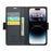 For iPhone 14 Pro Leather Case CASEME 023 RFID Blocking 3 Card Slot Mobile Cover - Black - 2