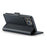 For iPhone 14 Pro Leather Case CASEME 023 RFID Blocking 3 Card Slot Mobile Cover - Black - 4