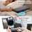 For iPhone 14 Pro Leather Case CASEME 023 RFID Blocking 3 Card Slot Mobile Cover - Black - 7