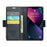 For iPhone 14 Plus Leather Case CASEME 023 RFID Blocking 3 Card Slot Mobile Cover - Black - 2