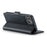 For iPhone 13 Pro Leather Case CASEME 023 RFID Blocking 3 Card Slot Mobile Cover - Black - 4