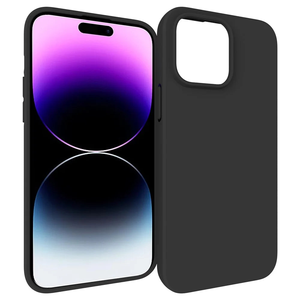 Smartphone Cover for iPhone 15 Pro Max Drop Resistant TPU Phone Case Back Protector Matte Shell - 1