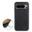 Phone Case for Google Pixel 8 Pro Textured Genuine Cowhide Leather Coated TPU Phone Cover - Black - 2