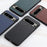 Phone Case for Google Pixel 8 Pro Textured Genuine Cowhide Leather Coated TPU Phone Cover - Black - 4