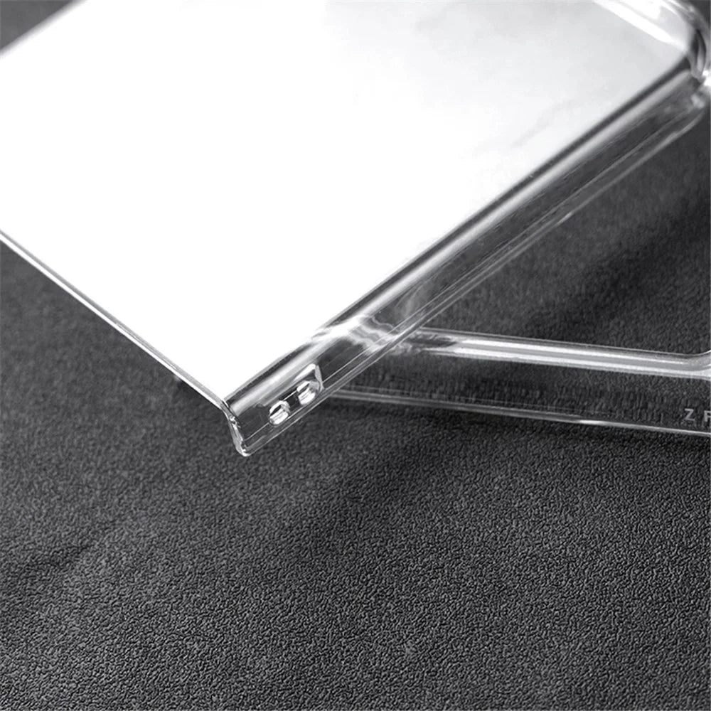 For Samsung Galaxy Z Flip5 5G Transparent Back Shell Phone Case Drop Resistant Hard PC Phone Cover - 7