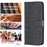PU Leather Cover for iPhone 13 / 14 6.1 inch Imprinted Pattern Wallet Adjustable Stand Flip Phone Case - Black - 4