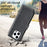 Phone Case for iPhone 13 Pro Max 6.7 inch Magnetic Closure Wallet Imprinting Pattern Stand Cover - Black - 5