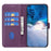 BINFEN COLOR BF17 For iPhone 14 Pro Max PU Leather Flip Wallet Case Folding Stand Phone Cover - Dark Purple - 2