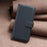 BINFEN COLOR BF17 For Samsung Galaxy A41 (Global Version) Wallet Leather Phone Cover Stand Magnetic Case - Black - 7