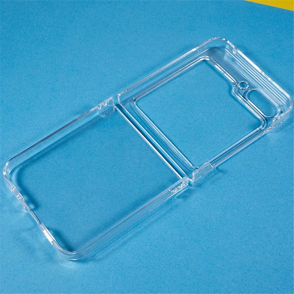 Crystal Clear Phone Case for Samsung Galaxy Z Flip5 5G Hard PC Mobile Phone Shell - 7