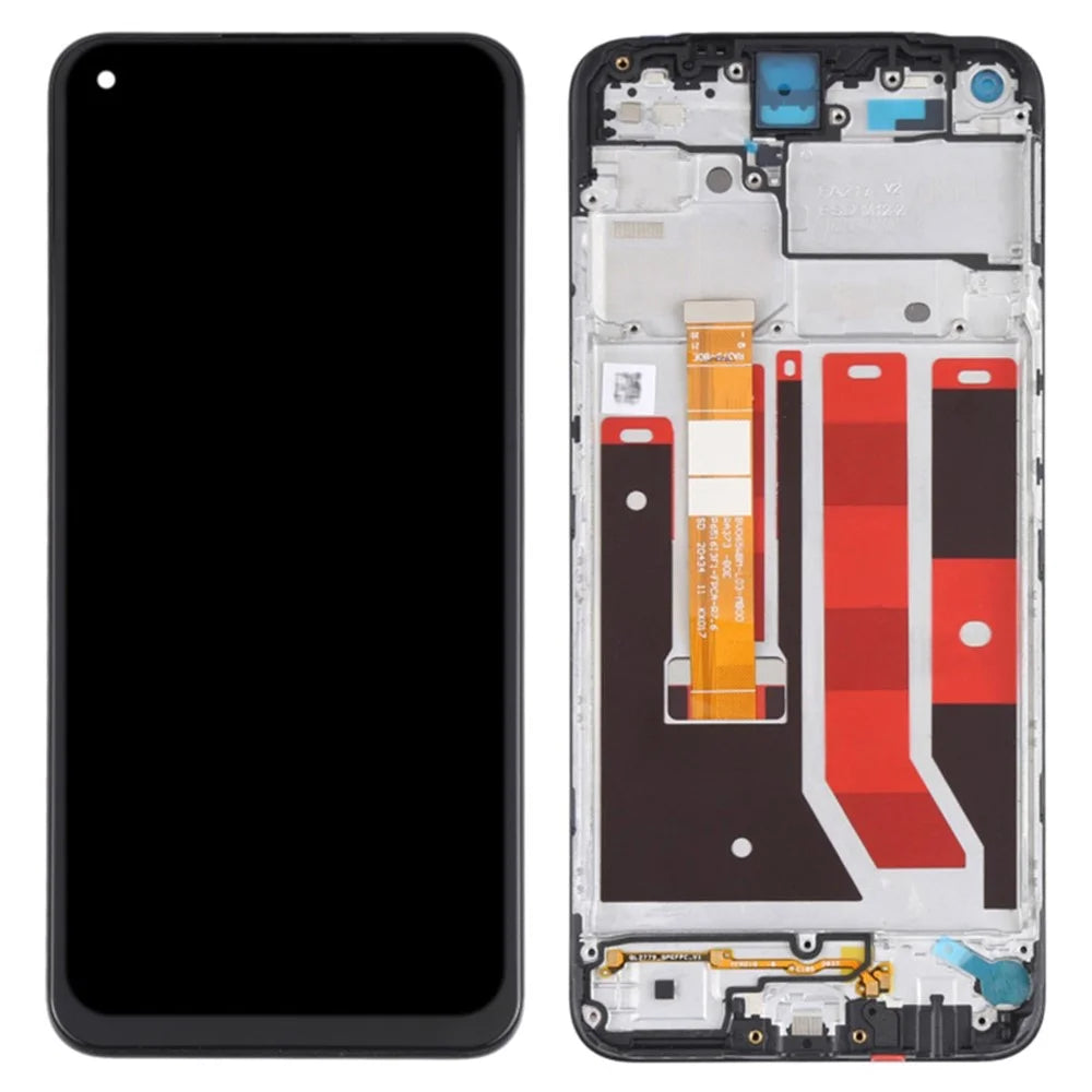 For Oppo A32 (2020) / A53s 4G / A53(2020) CPH2127 CPH2131 OEM Grade S LCD Screen and Digitizer Assembly + Frame Part (without Logo) - 1
