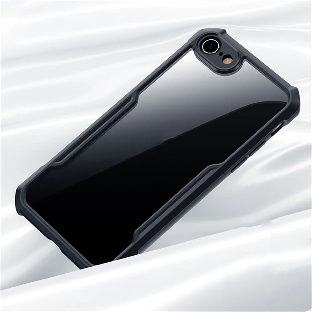 XUNDD For iPhone 8 / 7 / SE (2020) / SE (2022) HD Clear Phone Case Acrylic+TPU Cell Phone Cover Shell - 7