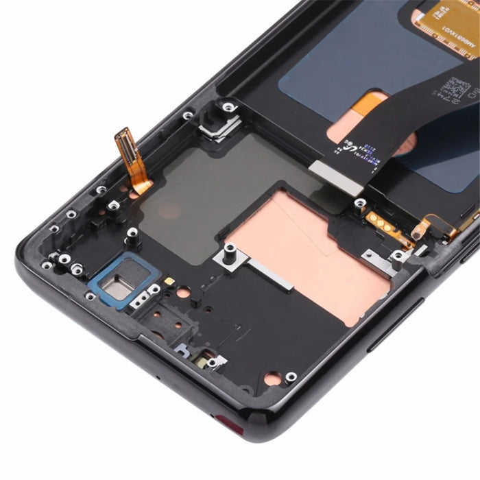 For Samsung Galaxy S21 Ultra 5G G998B OEM Grade S AMOLED Screen and Digitizer Assembly + Frame Part (without Logo) - Black - 4