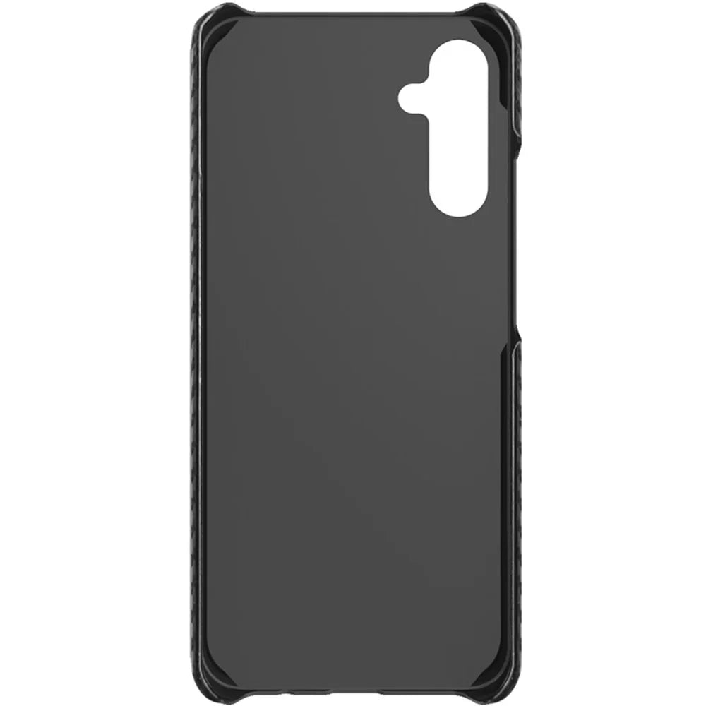 IMAK Ruiyi Series for Samsung Galaxy A34 5G Phone Case PU Leather Coated PC Carbon Fiber Texture Cover - 7